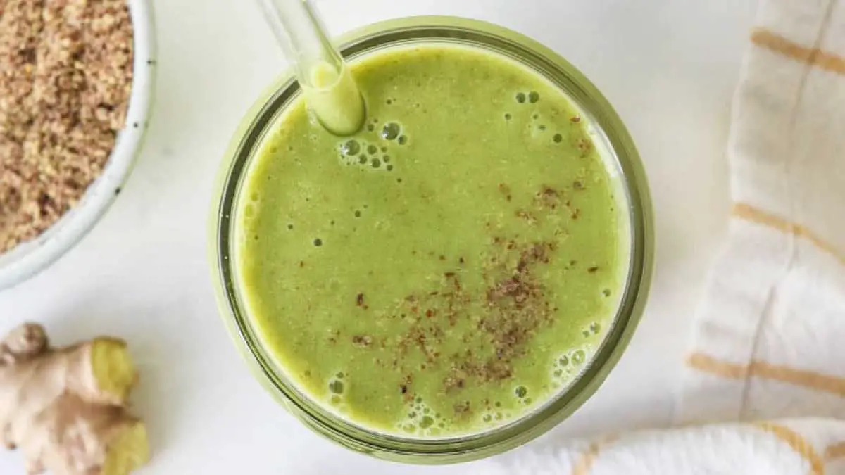 Ethiopian Fruits, Vegetables, and Telba Smoothie Recipe