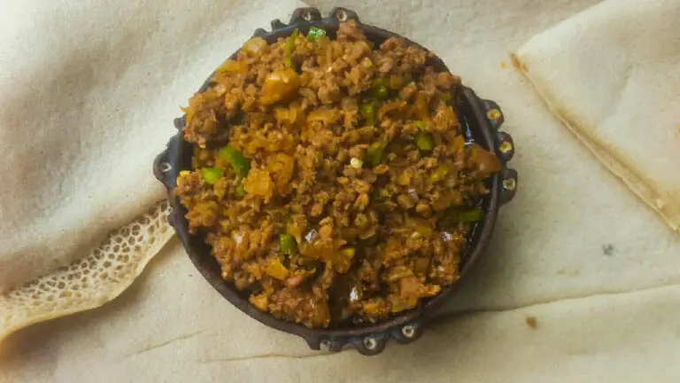 Dulet Ethiopian Fried Tripe and Liver Recipe