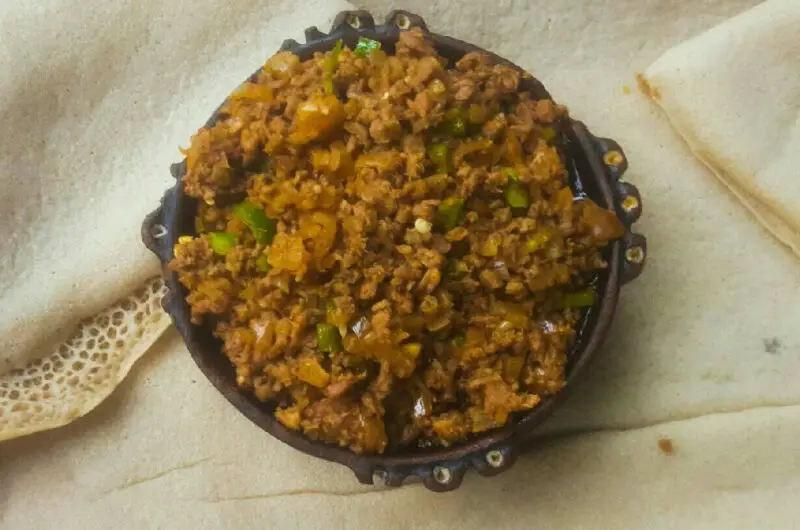 Dulet (Ethiopian Fried Tripe and Liver) Recipe